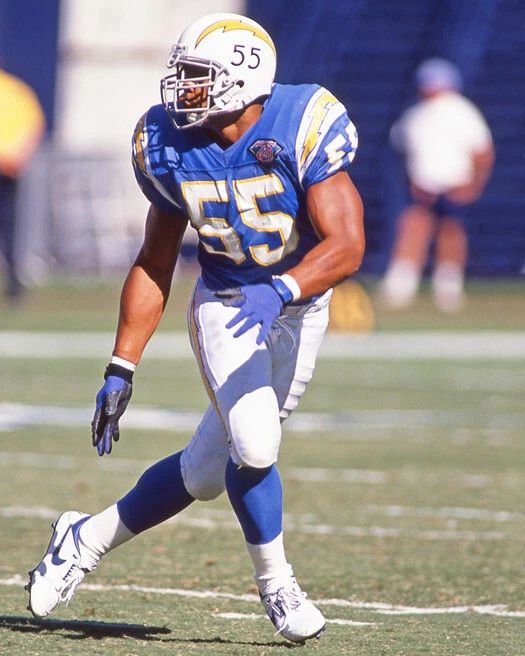 San Diego Chargers Junior Seau Glossy Magnet Print Football Magnet Hof 2015