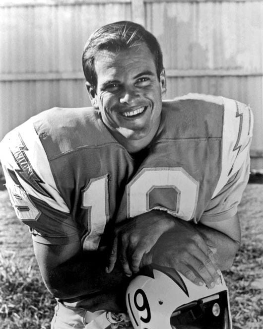 San Diego Chargers Lance Alworth Glossy Keychain Nfl Football Keychain 2