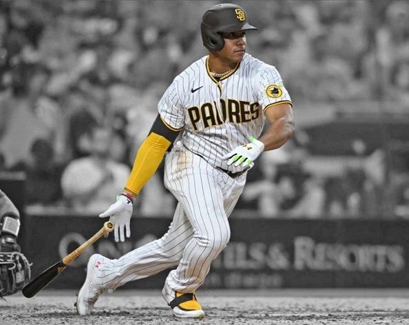 San Diego Padres Juan Soto Glossy Keychain Baseball Print Spotlight Keychain