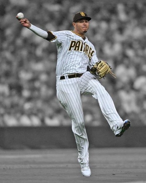 San Diego Padres Manny Machado Glossy Magnet Baseball Print Spotlight Magnet