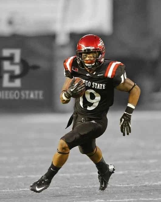 San Diego State Aztecs Donnel Pumphrey Glossy Photo Spotlight Poster Print