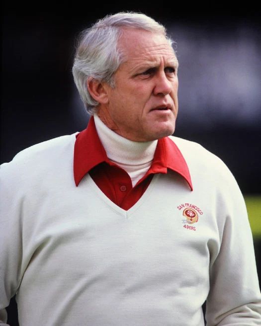 San Francisco 49Ers Bill Walsh Glossy Photo Football Coach Print Hof 93