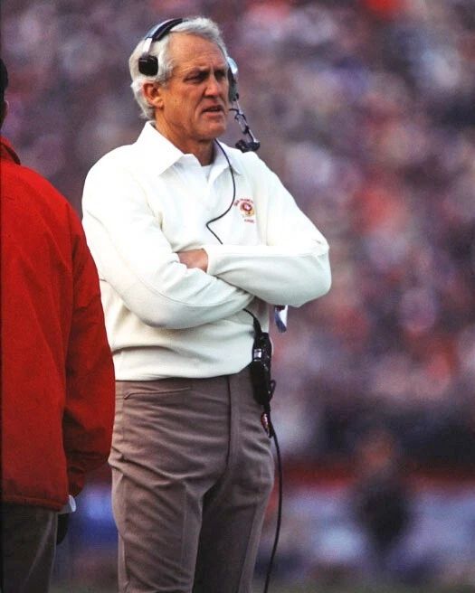 San Francisco 49Ers Bill Walsh Photo Glossy Print Football Poster Hof 93