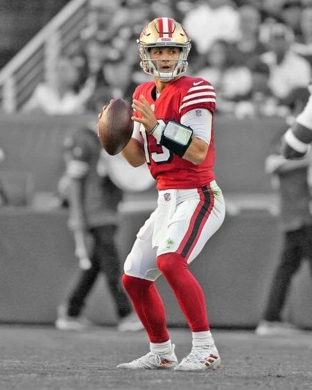 San Francisco 49Ers Brock Purdy Glossy 8&Quot;X10&Quot; Magnet Spotlight Magnet P