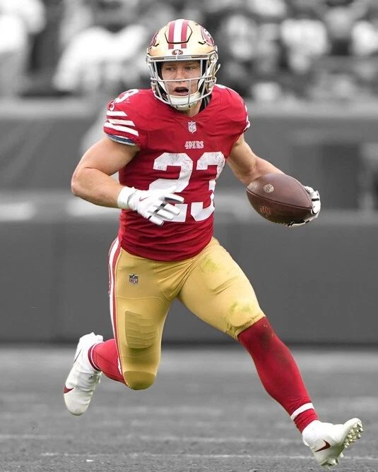 San Francisco 49Ers Christian Mccaffrey Glossy Magnet Spotlight Magnet 1