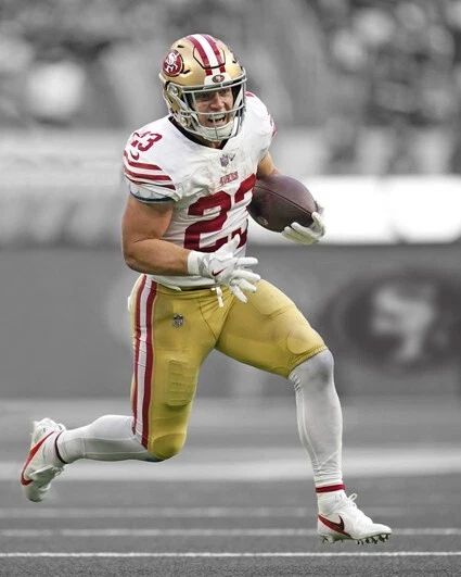 San Francisco 49Ers Christian Mccaffrey Glossy Magnet Spotlight Magnet 2