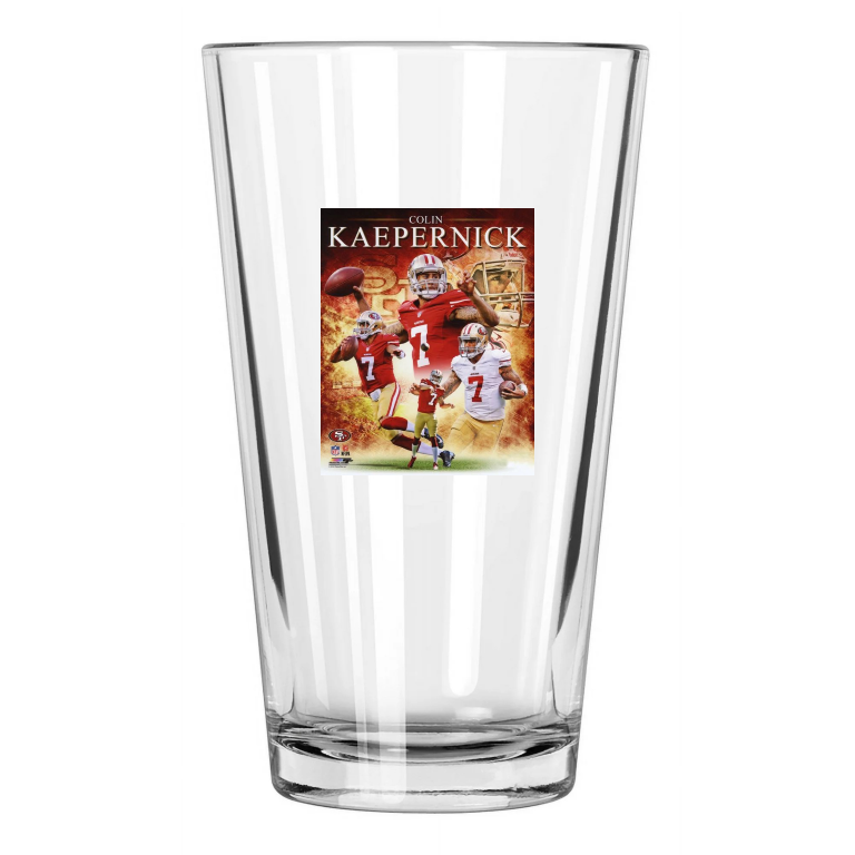 San Francisco 49Ers Colin Kaepernick Photo Nfl Football Pint Beer Drinking Glass