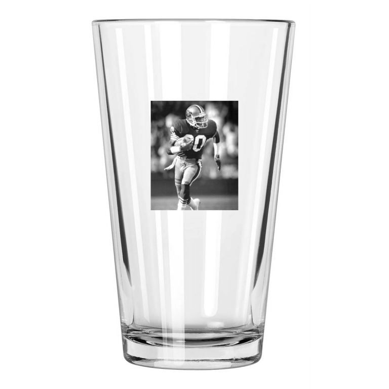 San Francisco 49Ers Jerry Rice Photo Nfl Football Pint Beer Drinking Glass