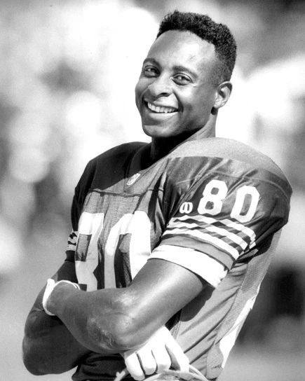 San Francisco 49Ers Jerry Rice Keychain Football Print Glossy Keychain Hof 2010