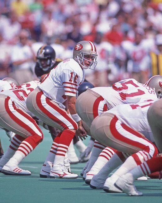 San Francisco 49Ers Joe Montana Glossy Photo Football Print Poster Hof 2000 1