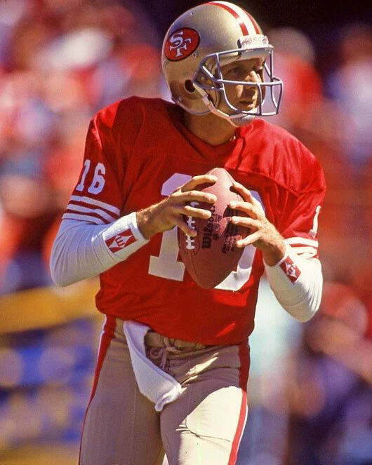 San Francisco 49Ers Joe Montana Glossy Keychain Football Keychain Hof 2000 2