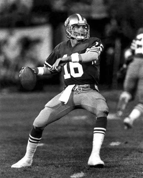 San Francisco 49Ers Joe Montana Glossy Keychain Football Keychain Hof 2000 3