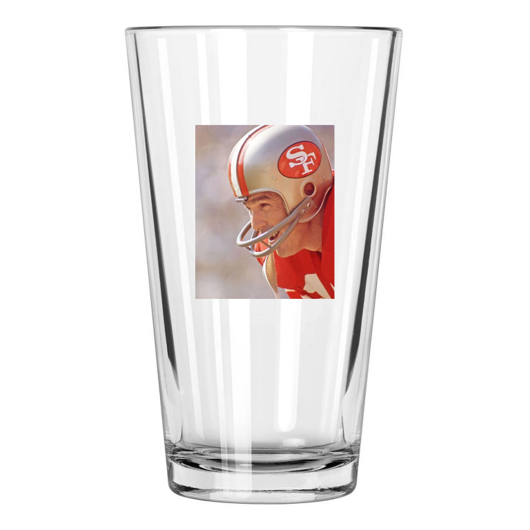 San Francisco 49Ers John Brodie Photo Nfl Football Pint Beer Drinking Glass
