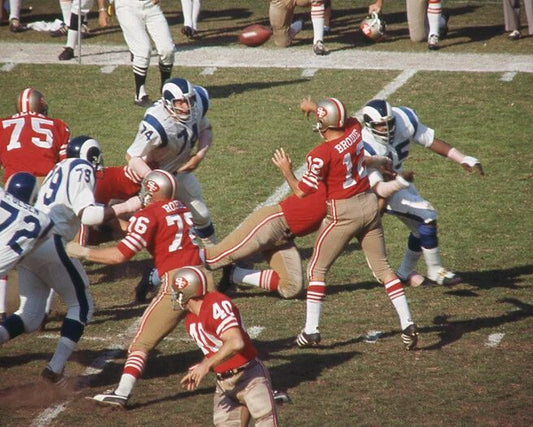 San Francisco 49Ers John Brodie Keychain Merlin Olson And Deacon Jones Print