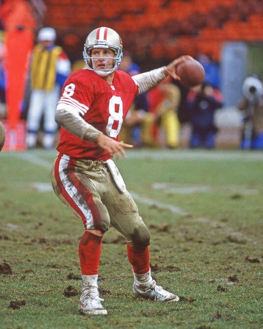 San Francisco 49Ers Steve Young Glossy Keychain Print Football Keychain Hof 2001 1