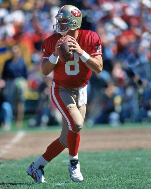 San Francisco 49Ers Steve Young Glossy Keychain Print Football Keychain Hof 2005