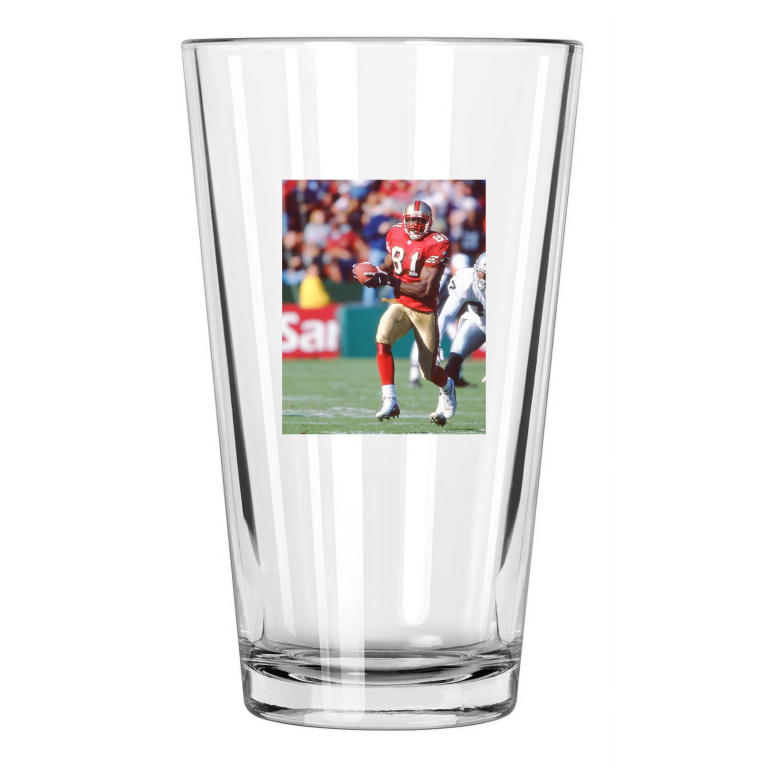 San Francisco 49Ers Terrell Owens Photo Hof 2018 Pint Beer Drinking Glass
