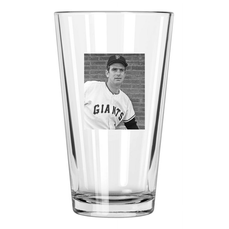 San Francisco Giants Gaylord Perry Photo Hof 91 Pint Beer Drinking Glass