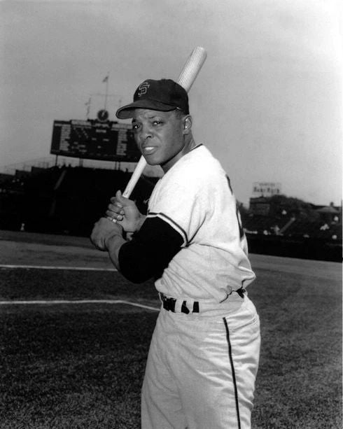 San Francisco Giants Willie Mays Glossy Photo Baseball Print Poster Hof 79