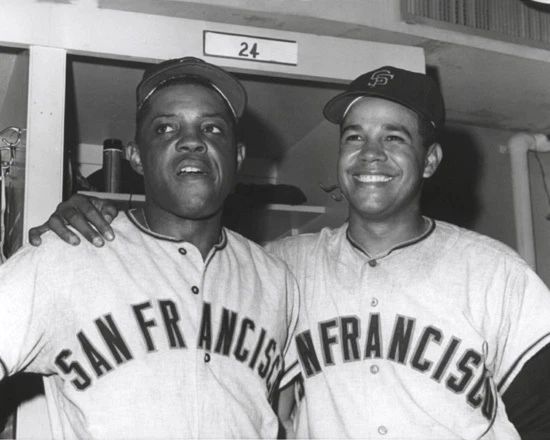 San Francisco Giants Willie Mays And Juan Marichal Keychain Baseball Keychain