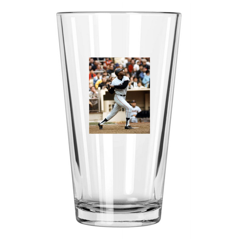 San Francisco Giants Willie Mccovey Photo Hof 86 Pint Beer Drinking Glass