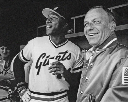 San Francisco Giants Willie Mccovey And Frank Sinatra Photo Print Poster