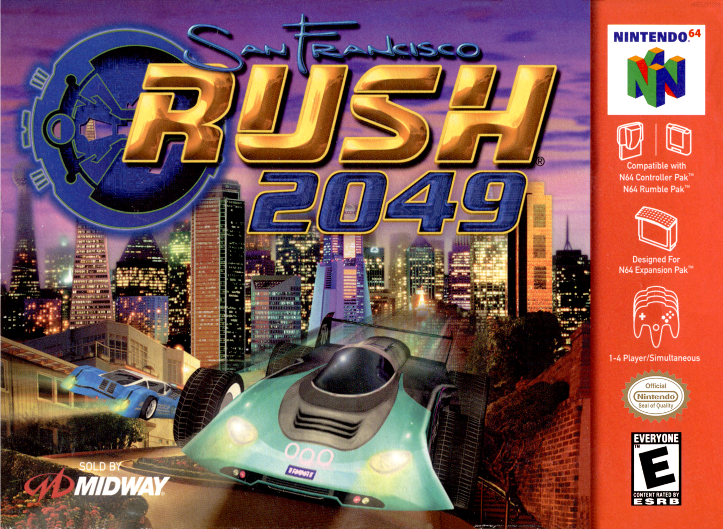 San Francisco Rush 2049 N64 Print Poster