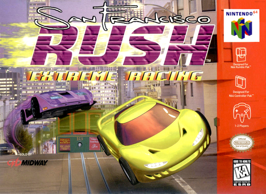 San Francisco Rush Extreme Racing N64 Print Poster