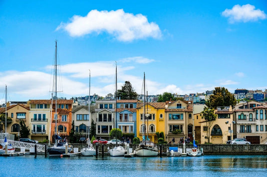 San Francisco Shoreline Village Poster Picture Photo Print Sf Bay Area Houses