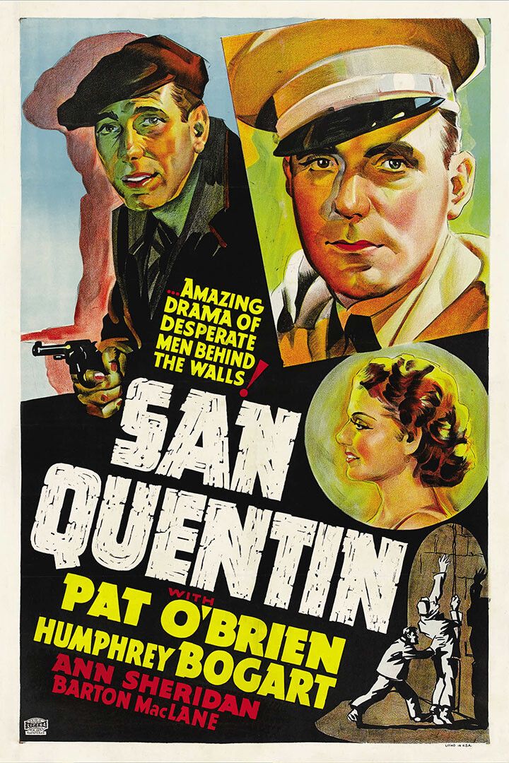 San Quentin Movie Crime Drama Romance Vintage Print Jigsaw Puzzle
