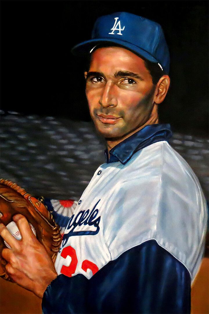 Sandy Koufax Vintage American Baseball Player Jigsaw Puzzle