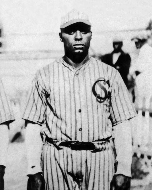 Santa Clara Leopardos Oscar Charleston Photo Cuban Baseball League Poster