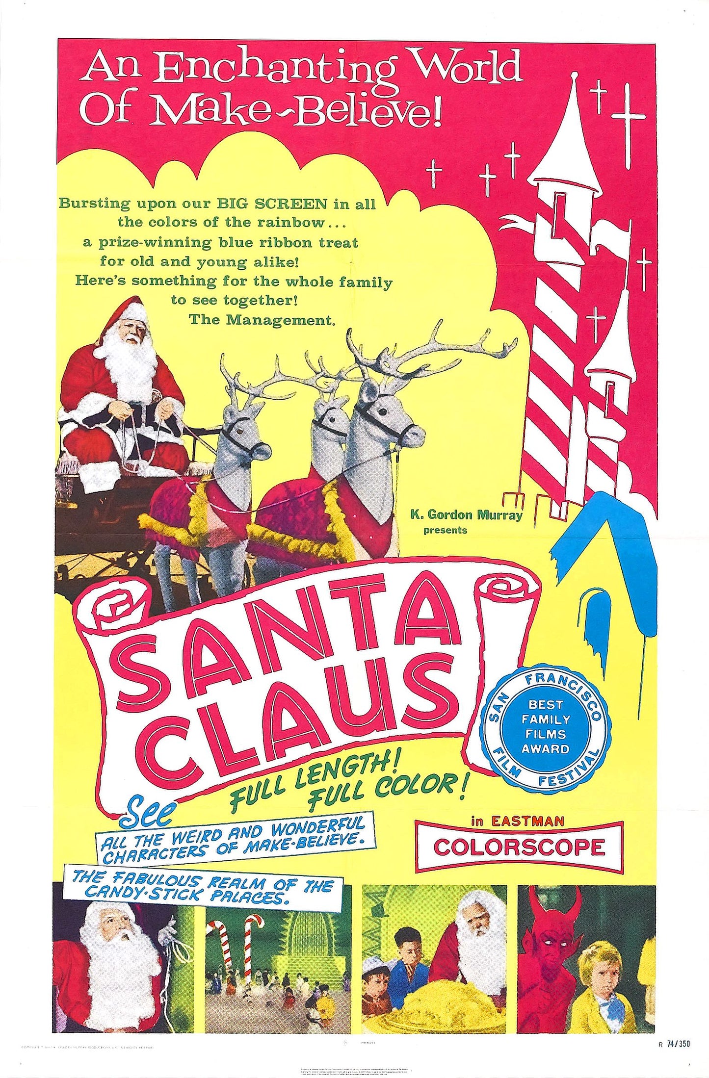 Santa Claus 01 Movie Magnet
