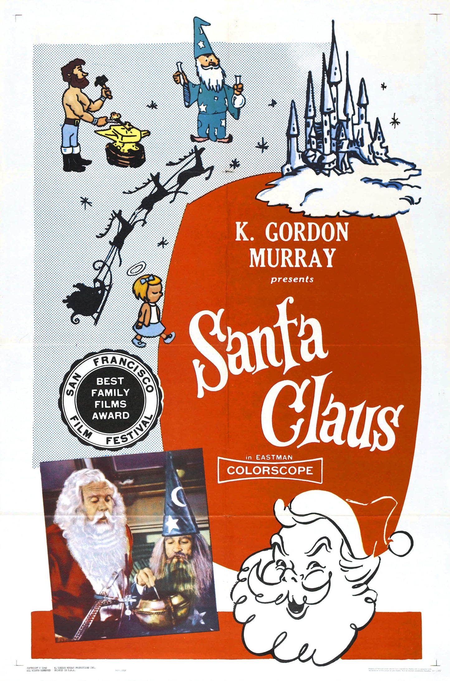 Santa Claus 02 Movie Magnet