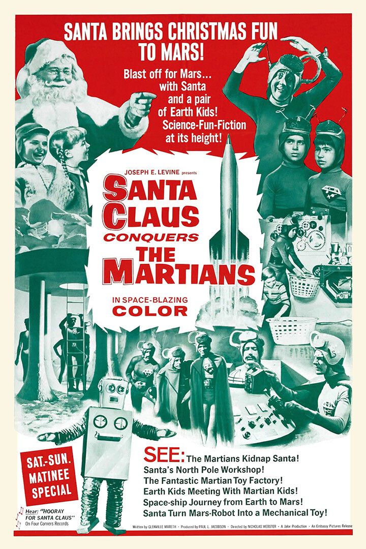 Santa Claus Conquer The Martians Movie 1964 Comedy Horror Jigsaw Puzzle