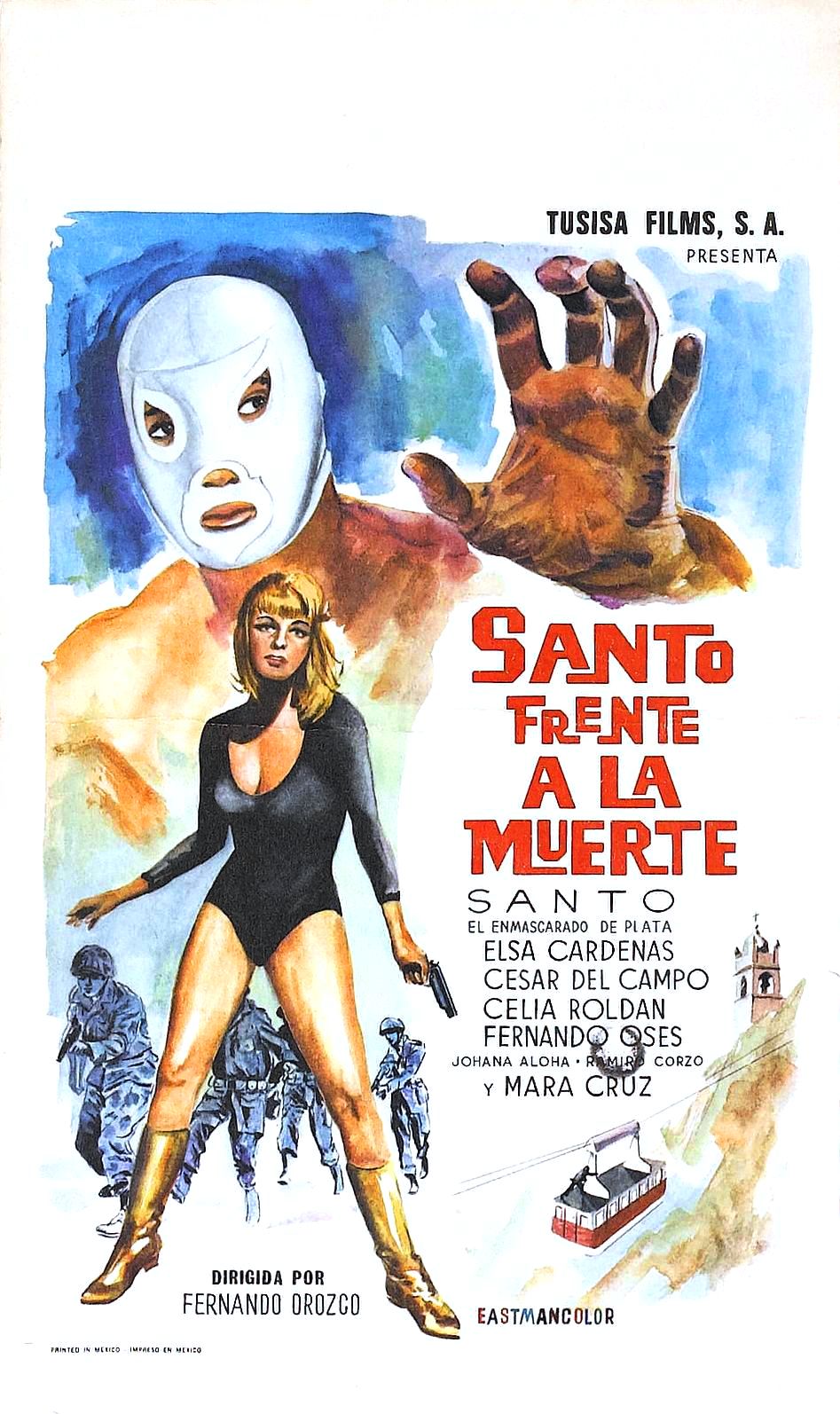 Santo Faces Death 01 Movie Magnet