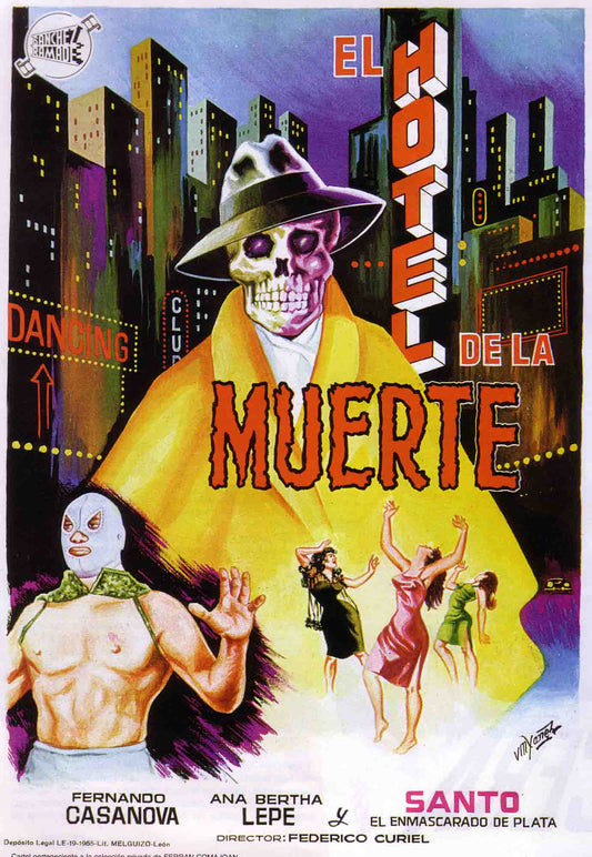 Santo In Hotel Of Death 01 Movie Magnet