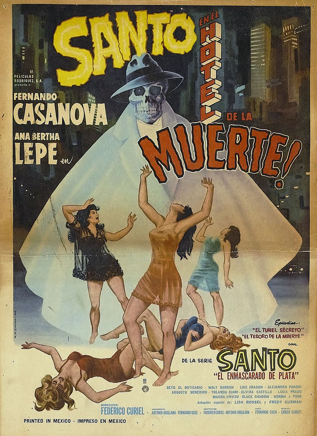 Santo In Hotel Of Death 02 Movie Magnet
