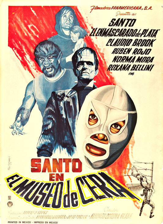 Santo In Wax Museum 01 Movie Magnet