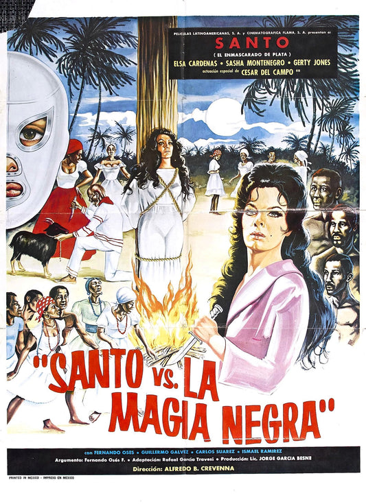 Santo Vs Black Magic Woman 01 Movie Magnet
