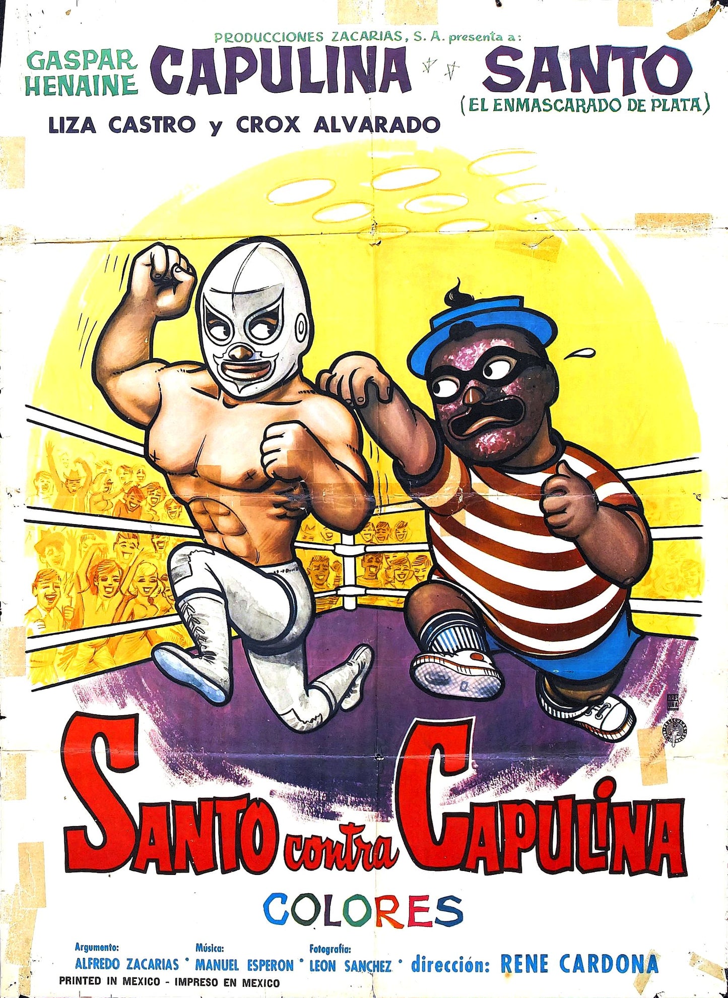 Santo Vs Capulina 01 Movie Magnet
