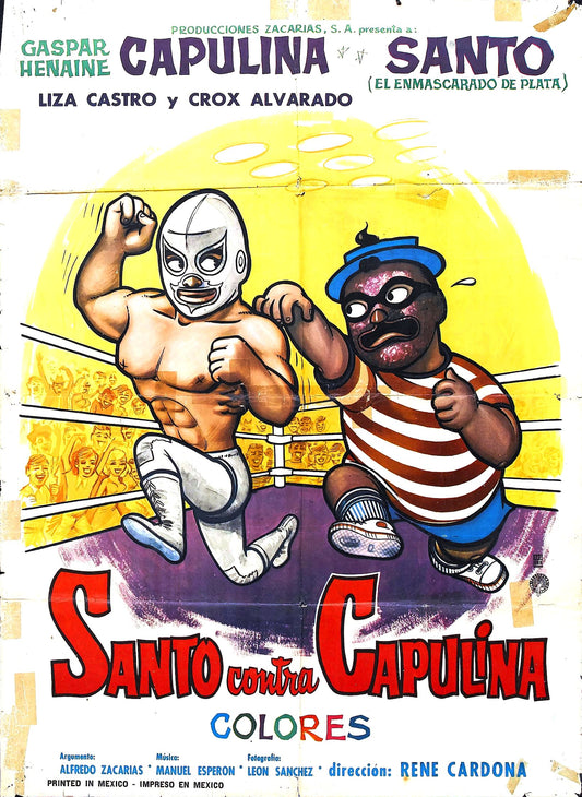 Santo Vs Capulina 01 Movie Magnet