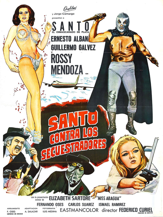 Santo Vs Kidnappers 01 Movie Magnet