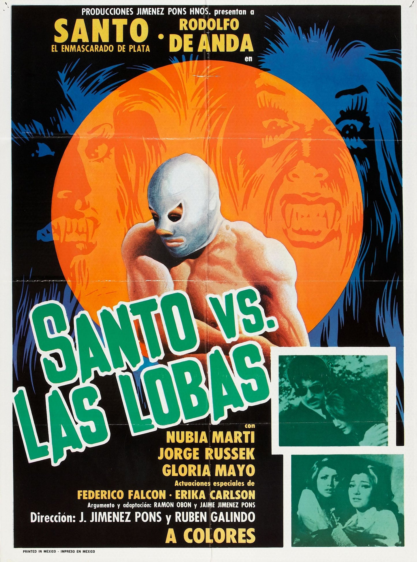 Santo Vs She Wolves 01 Movie Magnet