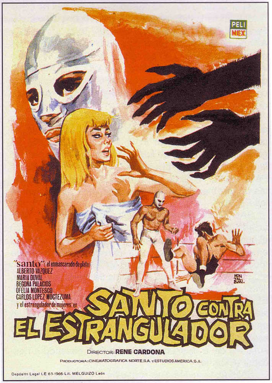 Santo Vs The Strangler 01 Movie Magnet