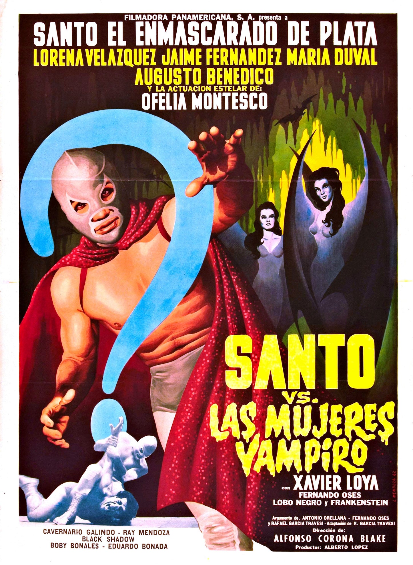 Santo Vs Vampire Women 01 Movie Magnet