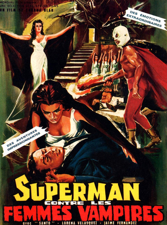 Santo Vs Vampire Women 03 Movie Magnet