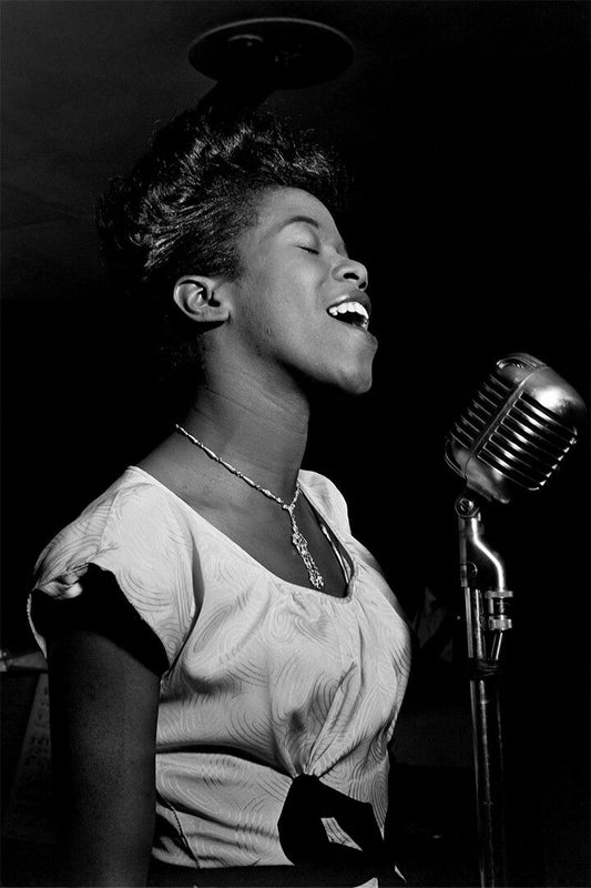 Sarah Vaughan Pianist Artist Painting Print Jigsaw Puzzle
