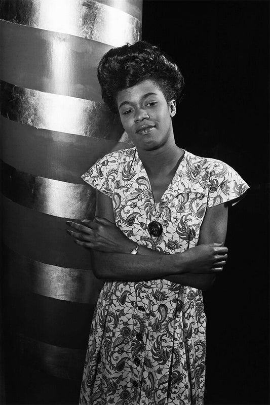 Sarah Vaughan Waving Pianist Painting Print Jigsaw Puzzle