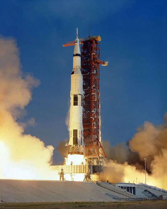 Saturn V Rocket Launch Apollo 11 1969 Magnet Picture Magnet Space Nasa